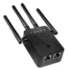 Roteadores 5 Ghz Repetidor Wi-Fi Extensor Wi-Fi sem fio Amplificador Wi-Fi 1200 Mbps 802.11N Reforço de sinal Wi-Fi de longo alcance 2.4G Wi-Fi Repiter x0725