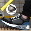 Chaussures habillées sécurité légère pour hommes femmes bottes de travail Antismash anti-crevaison mâle Construction sécurité 230726