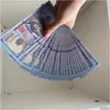 Other Festive Party Supplies New Dollar Us Money Paper Game Banknote Family Kids Prop Or Toy Most Copy Realistic 100 001 Widqa Drop Dhs8Z