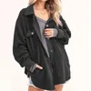 Women's Jackets Women Casual Coat Long Sleeve Shirts Jacket With Pockets Womens Petite Plane Puff Vest