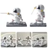 Decorative Objects Figurines Astronaut Crafts Statue Creative Chic Ornament Decorations Fencing Defend for TV Cabinet Porch Liquor 230725