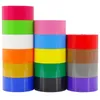 Color tape Red pink yellow white brown black sealing transparent tape packing tape
