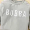 Hoodies Sweatshirts Citgeett Autumn Toddler Baby Girls Boys Casual Pullover Grey Letters Print Sleeve Sweatshirt Sweatshirt Clothes 230725