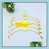 300Pcs Colored Metal Lingerie Hanger With Clip Bra And Underwear Briefs Underpant Display Hangers Sn604 Drop Delivery 2021 Racks Clothin LL