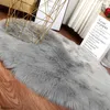 Matta 3030 cm mjuk konstgjord fårskinn matta