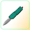 Bounty Hunter Auto Couteau Tanto Tanto Green Aluminium Pandon Tactical Pocket Polding Camping Camping Hunting Couteaux 7960295
