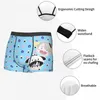 Underbyxor Pocha Yuuri Pompom Victor Onigiri och blommor Chibi Mini Breathbale trosor Male Underwear Print Shorts Boxer Briefs