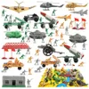 Jouets de transformation Robots ViiKONDO Army Men Toy Soldier Military Playset Epic WWII US German Battle Cowboy Indian Action Figure Model Wargame Gift for Boy 230726