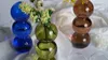 Objetos decorativos Estatuetas Vaso de vidro Decoração nórdica Vaso de bolhas Vaso pequeno na decoração de mesa colorida Presente Vaso de vidro azul 230725