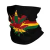 Sciarpe Judah Flag Rasta Leaf Bandana Neck Gaiter Balaclavas Wrap Scarf Fascia multifunzionale Escursionismo per uomo Donna Adulto Inverno