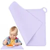 Table Mats Children Silicone Placemats Toddler Mat For Dining Non-slip Kids Meal Time Babies Toddlers