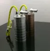 Tubos de vidrio Fumar cachimba soplada Fabricación Bongs soplados a mano Yajue Steel Pot Clásico Venta caliente