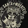 Camisetas masculinas Mexican Skull Santa Muerte Man TShirt Sugar Calavera Angel De La Classic Distintive Polyester Shirt Graphic Hipster