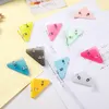 Corner Paper Clip Prevent Books Curling Triangle Book Page Corner Clips Bookmark Students Reading Page Markers Clips EW0072