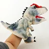 Puppets Plush Plush Doll Soft Sched Toys Dinosaur Triceratop Tyrannosaurus Kawaii Hand Puppets for Baby Dzieci Dziewczyny 230726