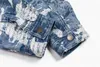 Mensjackor Fall Brand Overized Mens Loose Camouflage Denim Jacket Ins Hip Hop High Street Clothing Par Lapel 230726