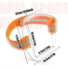 Porte-cartes Support en plastique PVC Bracelet réfléchissant en polyester Bras d'identification Badge réglable Bande élastique