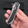 Chris Reeve Mini CR Sebenza 31 접이식 나이프 CPM-Magnacut 58HRC 티타늄 합금 +G10 손잡이 CNC 밀링 BM3300 3310 캠핑 사냥 나이프 3300 EDC 도구