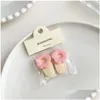 Accesorios para el cabello Cute Little Clip Colorf Flowers Clips de borde roto Duck Beak Hairs Head Dress 2022 New Girl Drop Delivery Products Dhfop