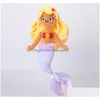 Stuffed Plush Animals Fashion Kawaii Mermaid Lil Toy Pp Cotton Cartoon Character Doll Festival Gift Pillow Kids Drop Delivery Toys G Dhgb4