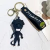 Cute Anime Keychain Charm Key Ring Fob Pendant Lovely Anime Nerdy Doll Couple Students Personalized Creative Valentine's Day Gift Small Pendant A4 UPS