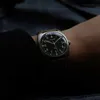 Diğer Saatler Merkur W10 Vintage İzle İngiliz Askeri Alan Mens Mekanik El Rüzgar Aydınlık Lekeli Çelik 38mm Kasa 230725