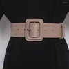 Ceintures printemps automne manteau robe Ceinture Corset en cuir véritable larges ceintures pour femmes 2023 mode dames vraie vache Ceinture