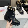 Designer Rick Bottes Hommes Femmes Sneakers High Top Owen Booties Black Lace Up Boot Chaussures en toile respirantes avec boîte
