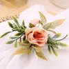 Napkin Rings PEANDIM est Holder Artificial Flower Style Wedding Party Table Decoration Home Banquet Dinner Supplies 230725