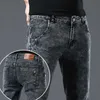 Herren Trendige Männer Skinny Jeans Retro Washed Snowflake Slim Fit Typ Klassisch Einfach Casual Fashion Street Skateboarding Denim Hosen 230316 L230726