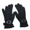 Gants de cyclisme automne hiver Sports de plein air polaire antidérapant hommes femmes chaleur épaisse équitation coupe-vent gant