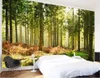 Wallpapers Custom Po 3d Wallpaper Forest Tree Background Wall Decor Painting Mural For Living Room Walls 3 D