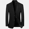 Herenpakken Herfst Lente Collectie Mode Mannen Single Breasted Blazer Casual Jas Hoge Kwaliteit Grid Tailoring Blazers Kleding D122