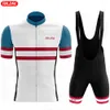 Conjuntos de Camisas de Ciclismo Raudax 2023 Conjunto de Manga Curta Masculino Verão Respirável MTB Roupas de Bicicleta Maillot Ropa Ciclismo Kit Uniforme 230725