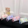 Nuevo bolso de peluche oso Yugui perro cilindro bolsa de dibujos animados estudiante peluche un hombro oblicuo Span Bag muñeco de peluche