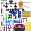 Kit de reparo de carroceria super pdr sem tinta ferramentas de remoção de amolgadelas extrator T conjunto de martelos deslizantes 216J