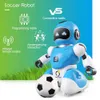 Brinquedo Robô RC Inteligente Futebol Batalha Controle Remoto Pais Filhos Brinquedos Elétricos Educativos para Meninos Crianças Presente de Natal 230725