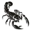 30 31CM 1Pcs Crayfish Decal vinyl Car Sticker Black Silver CA-1100351O