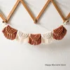 Wandtapijten Macrame Wandtapijten Sweet Mini Garland Handgeweven Boho Decoratie Bohemian Decor Voor Woonkamer Kids Baby Cadeau