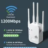 Routery 1200 Mbps Wi-Fi Repeater bezprzewodowy WIFI Extender WiFi Booster 5G 2.4G Podwójny wzmacniacz sieciowy sygnał WiFi 230725