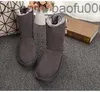 Boots WGG Women boots Short Mini Classic Knee Tall Winter Snow Boots Designer Bailey Bow Ankle Bowtie Black Grey chestnut red 36-44 Z230726