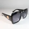 hot selling 0811S 0083S Woman Black Urban Square Sunglasses Grey Gradient Lens NEW style Anti-Ultraviolet SUNGLASSES