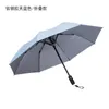 Umbrellas Creative summer golf fishing umbrella with fan sun and rain resistant UV resistant umbrella suitable for men women parasols outdoor beaches 230726