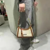 blm designer de qualidade espelhada Hobo bolsa feminina bolsa de axilas bolsa de corrente de luxo crossbody bolsa de lona bolsa de ombro carteira 221122