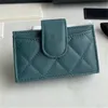 Designer-Geldbörse, Geldbörse, Tasche, luxuriös, klassisch, Pallas-Kartenhalter, Damen, hochwertig, Paris-Karomuster, Kaviar-Stil, Schwarz, Rot, kurze Geldbörse, Farbe echtes Leder, mit Box