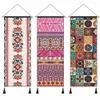 Obiekty dekoracyjne figurki mandala gobelin estetyka ściana boho wiszące bohemian sztuka hipisek dekoracje do sypialni Dormy 45x120 cm 230725