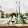 10 "vidro cachimbo de água tubo de vidro bong clássico com coletor + tigela de vidro
