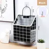 Storage Baskets Hanging Storage Bag Organizer Wall Storage Basket Pocket Door Wardrobe Dormitory Organizer Basket For Book Magazine Bed Pocket R230726