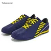 2023 Children Football Soccer Boots Soccer Shoes Kids Boy Girl Sneakers New Leather High Top Soccer Cleats Training Men