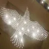 New Eagles Design Luxe Lustre En Cristal Moderne Éclairage Lustre Hall LED Lumières Cristal Lampe L100 W50 H80cm 110v-220v1818